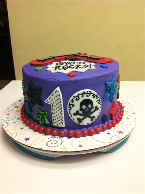 Rock N Roll Birthday Cake - CakeCentral.com