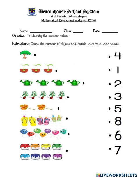 Number Values Interactive Worksheet Live Worksheets