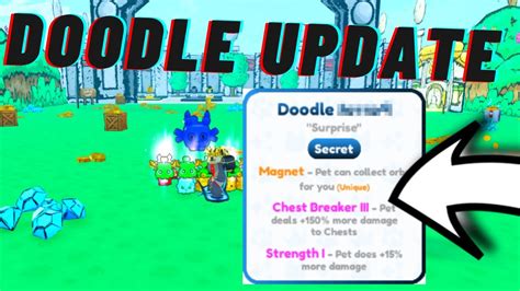 New Doodle World Update Secret Pets Pet Simulator X Youtube