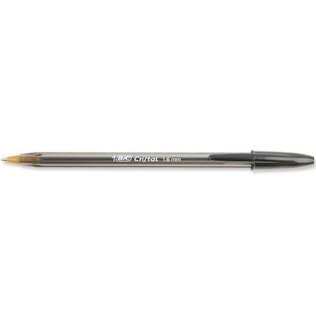 Bic Cristal Large 1.6mm (20) Black - Park Avenue Stationers