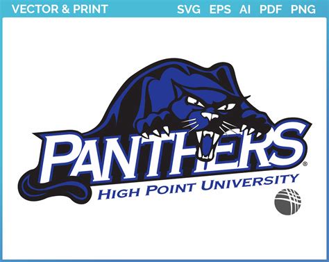 High Point Panthers - Alternate Logo (2004) - College Sports Vector SVG ...