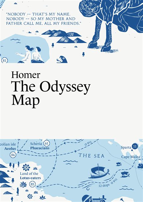 The Odyssey Map – Literary Maps