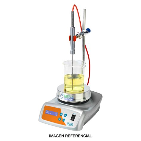 Kit Agitador magnético MCG05E Sonda PT100 Barra de soporte y Pinza de