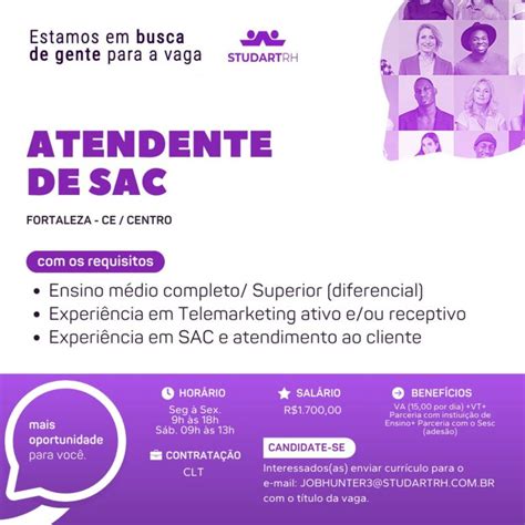 Vaga Para Atendente De SAC Portal Vagas