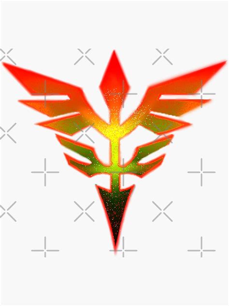 "GUNDAM LOGO" Sticker for Sale by Aceforthlex | Redbubble