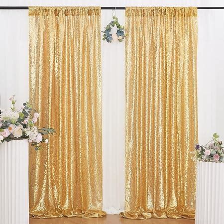 Amazon Gold Sequin Backdrop Curtain Panels Stage Pieces Ftx Ft