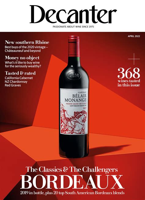 Decanter magazine latest issue: April 2022 - Decanter