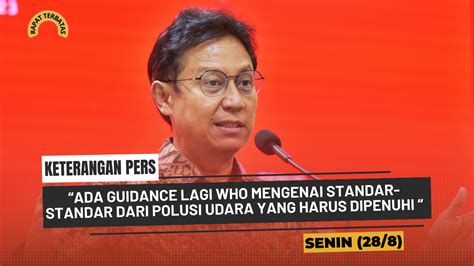 Sekretariat Kabinet Republik Indonesia Keterangan Pers Menkes Usai