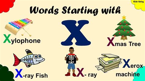 Words That Start With X Common Words Start With Letter X