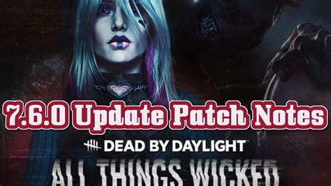 Dbd Chapter 31 Ptb Patch Notes All Things Wicked Dead By Daylight