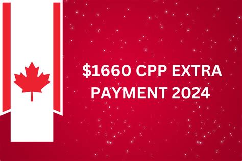 1660 Extra CPP Payment Date 2024 Addition By CRA Complete News