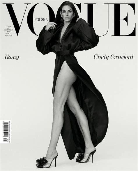 CINDY CRAWFORD for Vogue Magaziune, Poland November 2022 – HawtCelebs