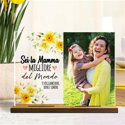 Targhetta Sei La Migliore Mamma Del Mondo Personalizzata Regalo Per