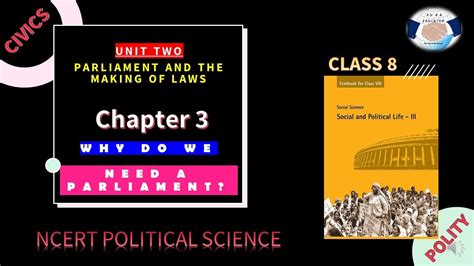 NCERT Political Science Polity Civics Class 8 Chapter 3 WHY DO WE NEED