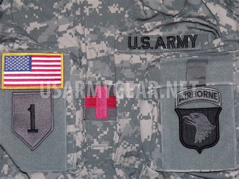 4 New US Army American Flag Military Uniform Velcro Patch Standard ...