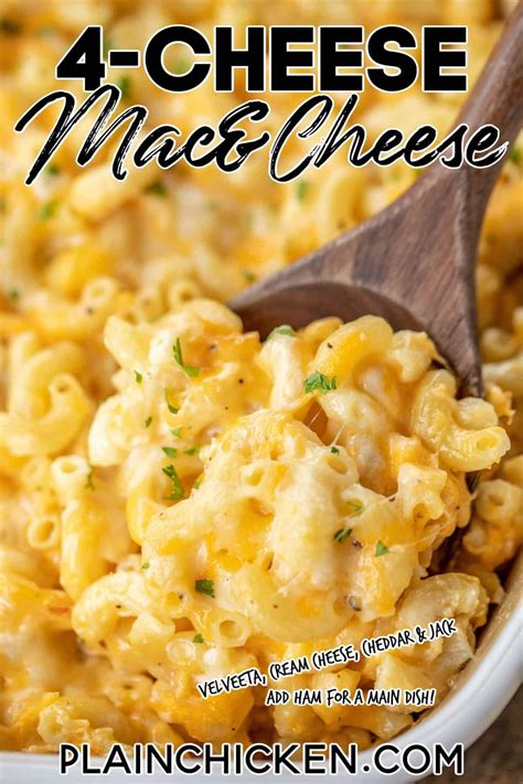 4 Cheese Mac And Cheese Recipe So Easy And It Tastes Amazing No Roux Or White Sauc Best