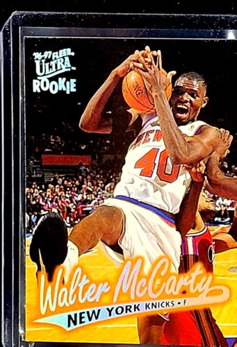 Fleer Ultra Walter Mccarty Rc Rookie New York Knicks