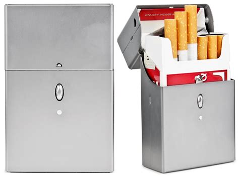 cool zigaretten box zigaretten case metall alu nick  ben zigaretten