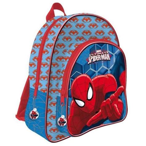 GRAND SAC A DOS SPIDERMAN 41 CM CADEAUX 1 TROUSSE PLATE 21 CM