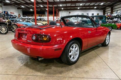 1990 Mazda Miata 66152 Miles Classic Red Roadster 1 6l 4 Cylinder 5 Speed Manua Classic Mazda