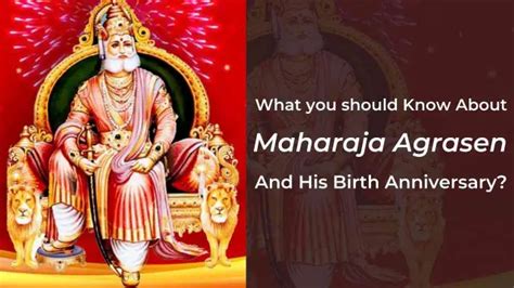 Maharaja Agrasen And His Birth Anniversary Touchheights