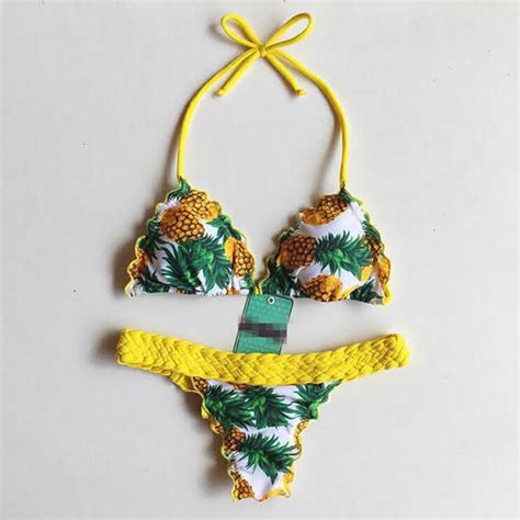 New Sexy Bikinis Bathing Suit Women Swimsuit High Neck Bikini Set