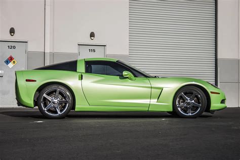 Lime Green Corvette