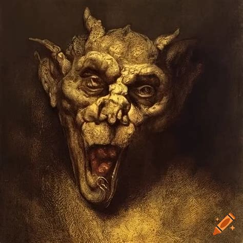 Gustave Dor S Gothic Gargoyle Artwork