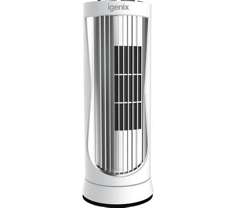 Buy Igenix Df0022wh Portable Tower Fan White And Silver Currys