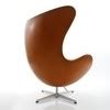 Fritz Hansen Fauteuil L Oeuf Egg Cuir Ambientedirect