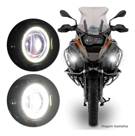 Farol Milha Led Cb X Versys U Angel Eyes Mini W