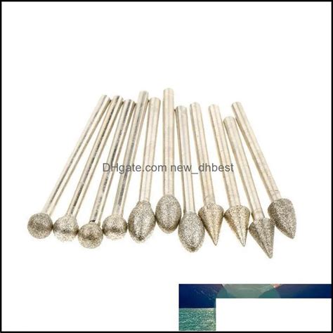 Diamond Grinding Heads Mini Drill Bit Set For Dremel Rotary Tools From