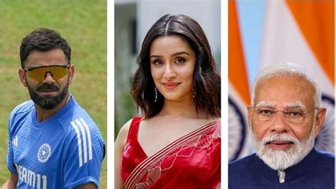 Top Most Popular Indians On Instagram From Pm Modi Virat Kohli To