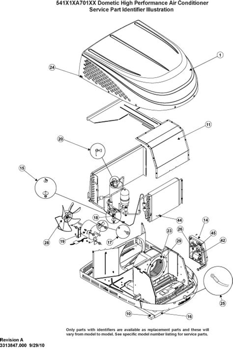 Duo Therm Rv Air Conditioner Parts Diagram