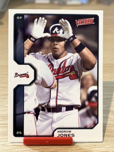 Upper Deck Victory Atlanta Braves Baseball Card Andruw Jones