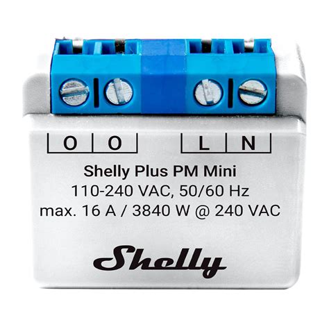 Mini M Dulo Automa O Shelly Pm Plus Wifi Bluetooth