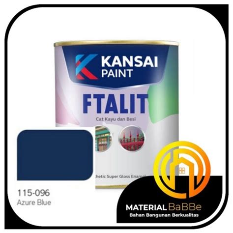 Jual Ftalit 096 Azure Blue 1 Kg Kansai Paint Cat Kayu Dan Besi