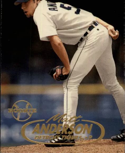 CARTE DE BASEBALL 1998 Fleer Tradition Update U94 Matt Anderson RC EUR