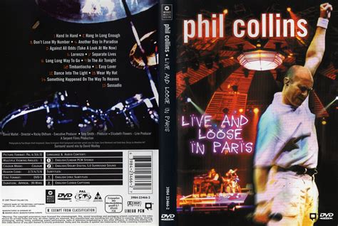 Jaquette Dvd De Phil Collins Live And Loose In Paris Cin Ma Passion