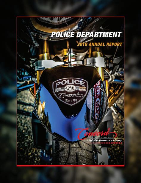 Concord Nc Police Annual Report 2019 By City Of Concord Nc Issuu