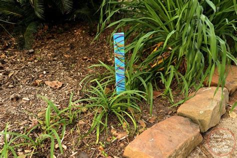 Yard Art Garden Art Garden Stake Fused Glass Plant Stake Etsy Yard