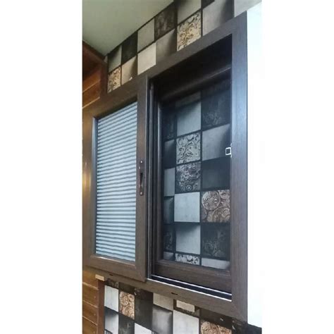 Dark Brown UPVC Glass Sliding Window At Rs 450 Square Feet UPVC