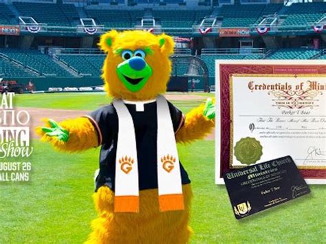 Fresno Grizzlies mascot now an ordained minister, available for ...