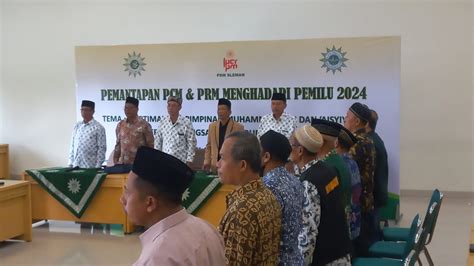 Lpcrpm Pdm Sleman Gelar Pemantapan Pcm Dan Prm Menghadapi Pemilu