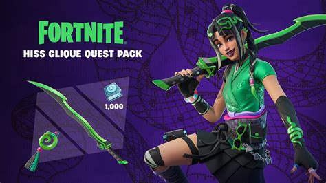 Hiss Clique Quest Pack Showcase Fortnite Youtube