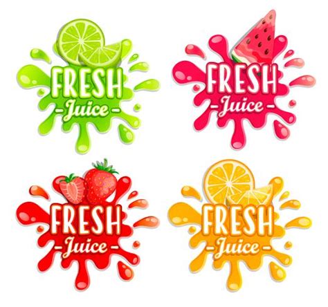 Set of different fruit splashes. 332750 Vector Art at Vecteezy