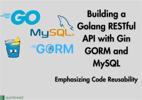 Building A Golang RESTful API With Gin GORM And MySQL Emphasizing Code