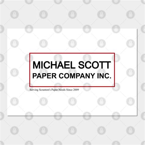 Michael Scott Paper Company - The Office - Posters and Art Prints ...