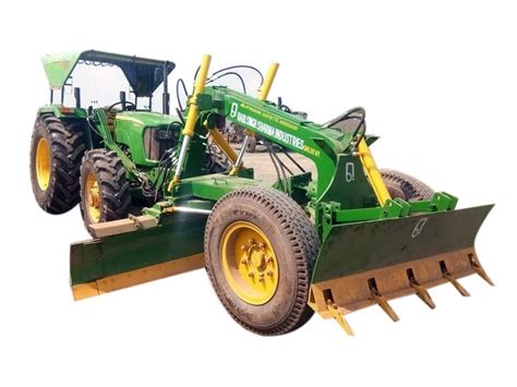 55hp Mild Steel Tractor Mounted Motor Grader For Commercial Capacity