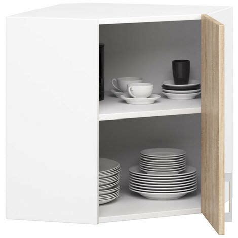 Hängeschrank für Ecke Küche AKORD LIMA modular W60 Weiß 60 cm Tür 2